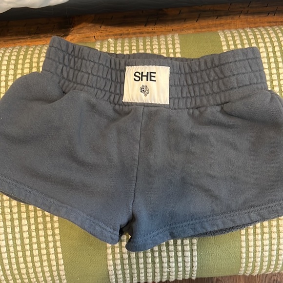 “SHE” midnight blue shorts - Picture 2 of 4